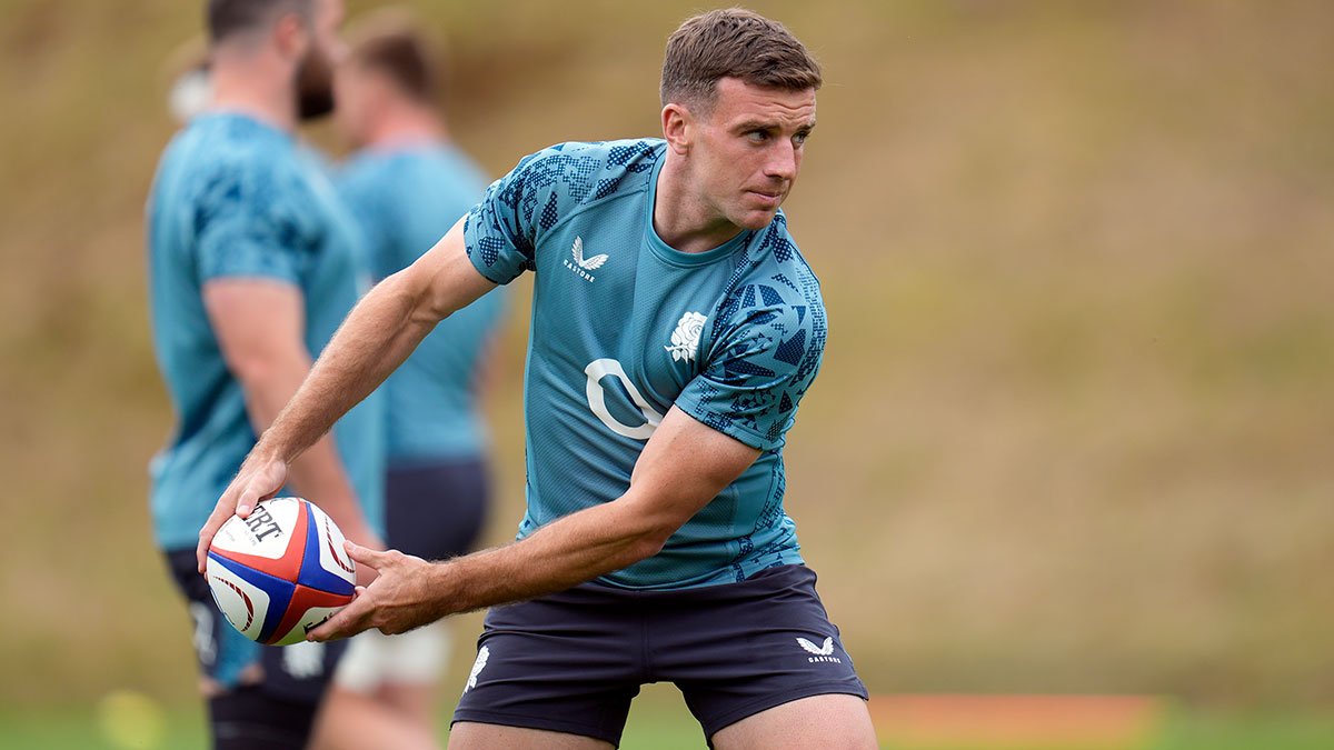 George Ford at England training session before 2025 Summer Internationals