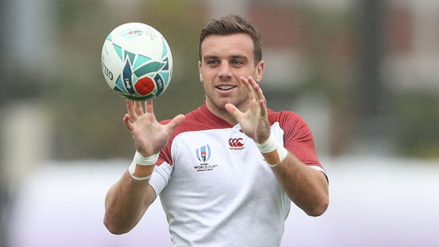 George Ford in training with England ahead of World Cup semi final against All Blacks