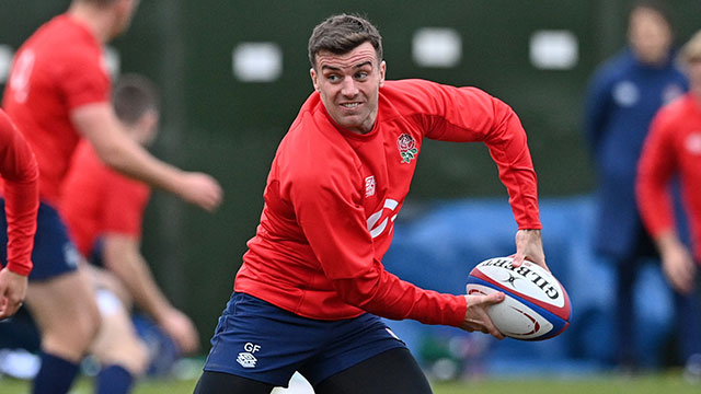 George Ford in training with England during 2020 Autumn Nations Cup