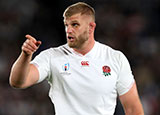 George Kruis in action for England during 2019 Rugby World Cup