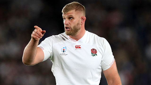 George Kruis in action for England during 2019 Rugby World Cup