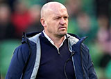 Gregor Townsend at Ireland v Scotland match in 2022 Six Nations