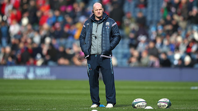 Gregor Townsend during 2019 Six Nations