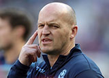 Gregor Townsend during France v Scotland in 2019 Six Nations