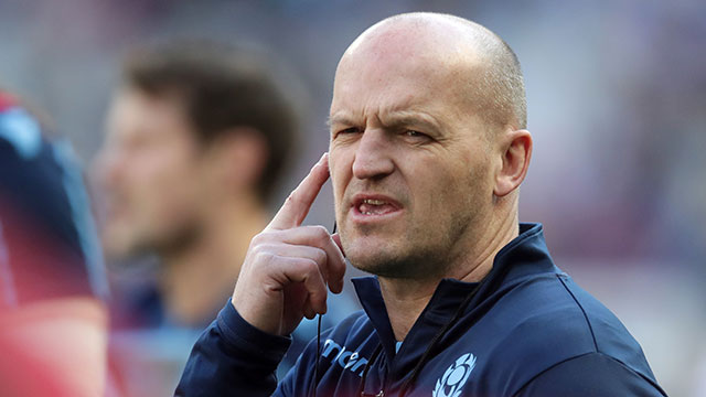 Gregor Townsend during France v Scotland in 2019 Six Nations