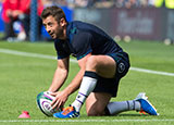 Greig Laidlaw in action for Scotland v France in World Cup warm up match