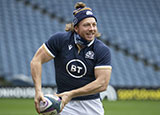 Hamish Watson during a Scotland training session