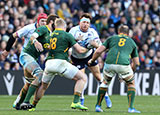 Hamish Watson is tackled during Scotland v South Africa match in 2021 Autumn Internationals