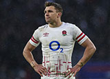 Henry Slade during England v France match in 2023 Six Nations