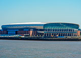 Hill Dickenson Stadium on the River Mersey in July 2025