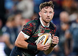 Hugo Keenan warming up for Lions v NSW Waratahs match during 2025 tour
