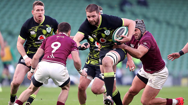 Iain Henderson in action for Ireland v Georgia in 2020 Autumn Nations Cup