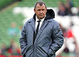 Ian Foster at Ireland v New Zealand match in 2021 Autumn Internationals