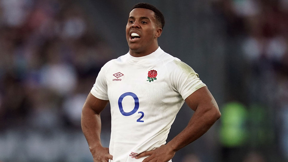 Immanuel Feyi-Waboso during Italy v England in 2024 Six Nations