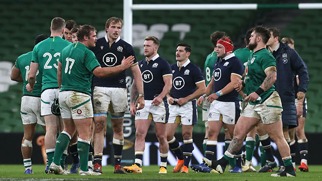 Ireland and Scotland met in the 3rd place play off during 2020 Autumn Nations Cup