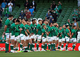 Ireland line up against USA during 2021 summer internationals