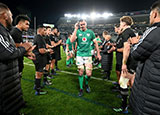 Ireland players walk off field after losing to New Zealand in 1st Test of 2022 summer tour
