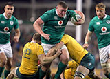 Ireland playing against Australia in Dublin