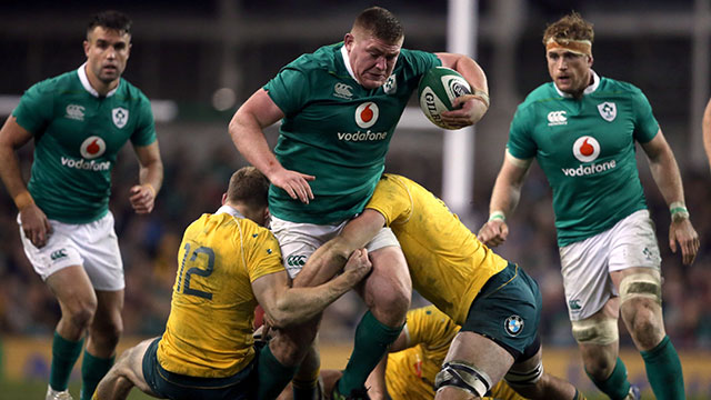 Ireland playing against Australia in Dublin