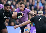 Jack Dempsey in action for Scotland v New Zealand during 2022 Autumn Internationals