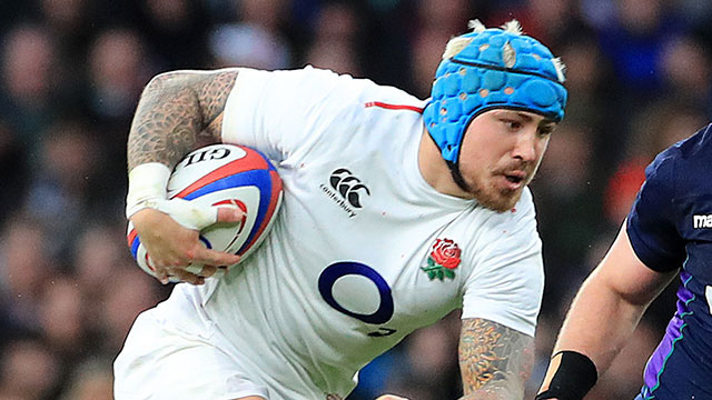 Jack Nowell in action for England v Scotland in 2019 Six Nations