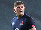 Jack Willis in actio for England v Georgia in 2020 Autumn Nations Cup