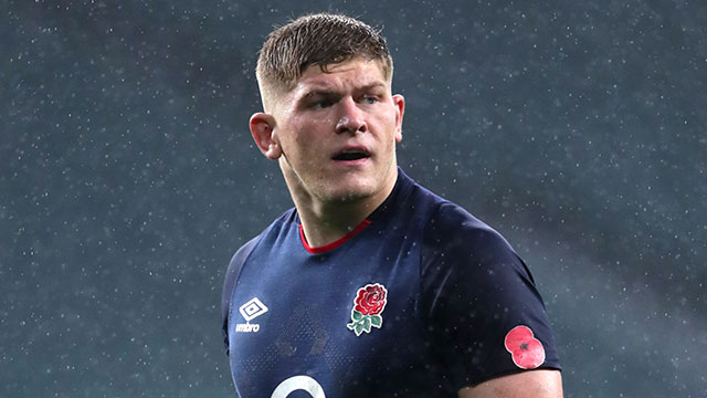 Jack Willis in actio for England v Georgia in 2020 Autumn Nations Cup