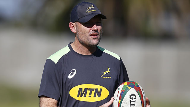 Jacques Nienaber takes a South Africa Training Session