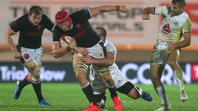 James Botham in action for Wales v Georgia in 2020 Autumn Nations Cup