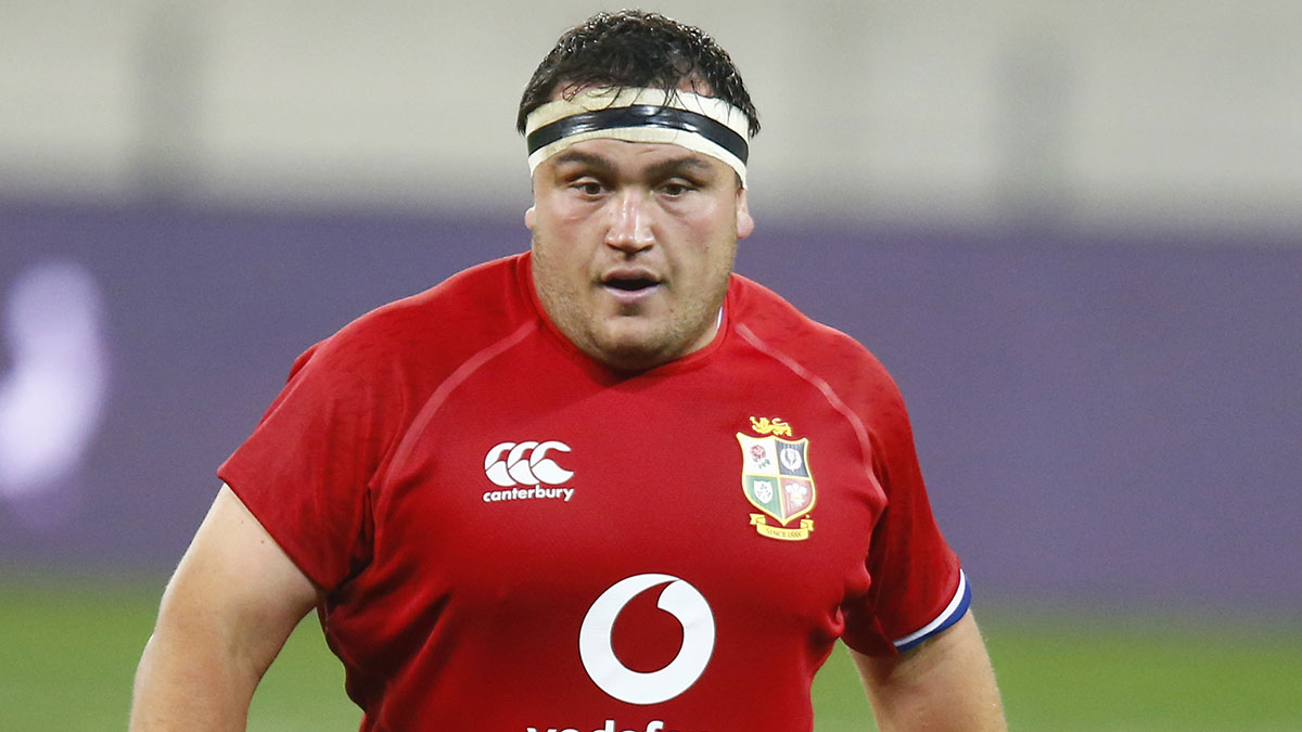 Jamie George in action for Lions against DHL Stormers during 2021 Lions tour