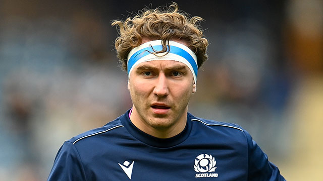Jamie Ritchie in action for Scotland v Japan during 2021 Autumn Internationals