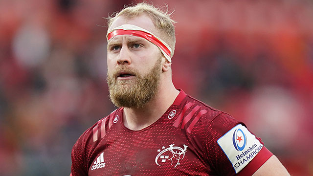 Jeremy Loughman playing for Munster