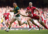 Jesse Kriel scored two tries for South Africa against Wales in 2023 summer internationals