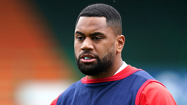 Joe Cokanasiga during an England training session during 2021 Summer Internationals