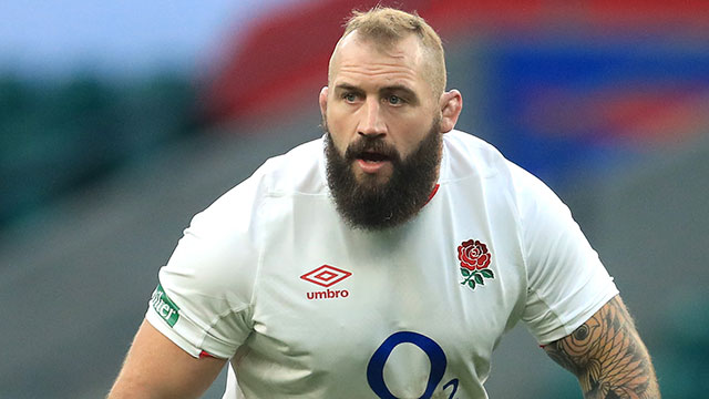 Joe Marler in action for England v France during 2020 Autumn Nations Cup