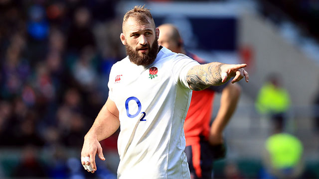 Joe Marler playing for England