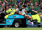 Joey Carbery was injured during the Ireland v Italy match