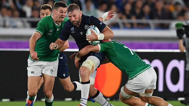 John Barclay in action for Scotland against Ireland at World Cup