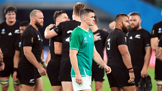 Johnny Sexton after defeat to New Zealand in 2019 Rugby World Cup