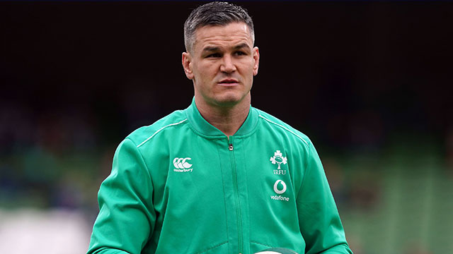 Johnny Sexton at Ireland v France match in 2023 Six Nations
