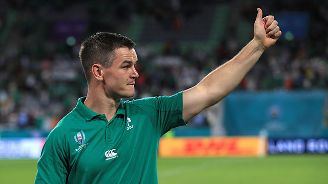 Johnny Sexton at Ireland v Russia World Cup match