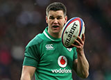 Johnny Sexton before England v Ireland match in 2018 Six Nations