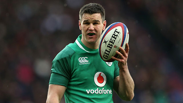 Johnny Sexton before England v Ireland match in 2018 Six Nations