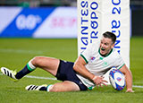 Johnny Sexton breaks points record as he scores a try for Ireland v Tonga at 2023 Rugby World Cup