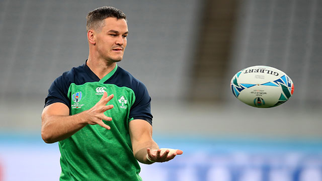 Johnny Sexton during captain's run at Tokyo Stadium