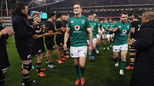 Jonathan Sexton and Ireland after victory over New Zealand in Dublin
