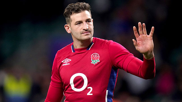 Jonny May in action for England