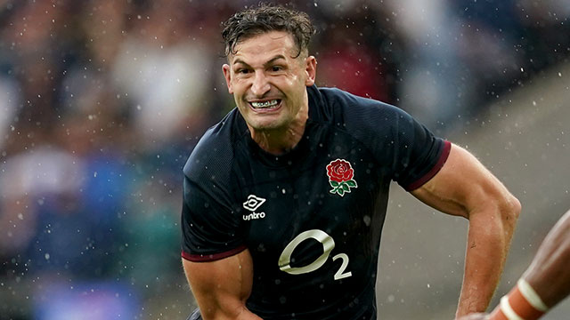 Jonny May in action for England v Fiji during 2023 summer internationals