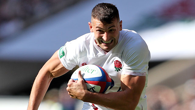 Jonny May in action for England v Ireland in World Cup warm up match
