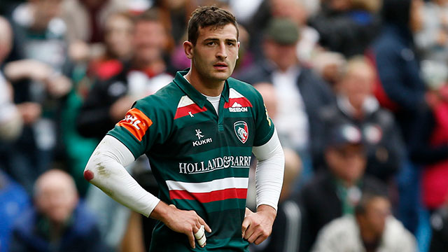 Jonny May playing for Leicester